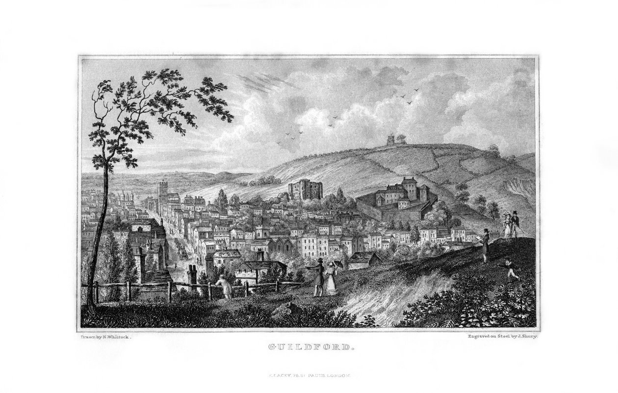 Guildford, Surrey, 1829. alkotó: John Shury