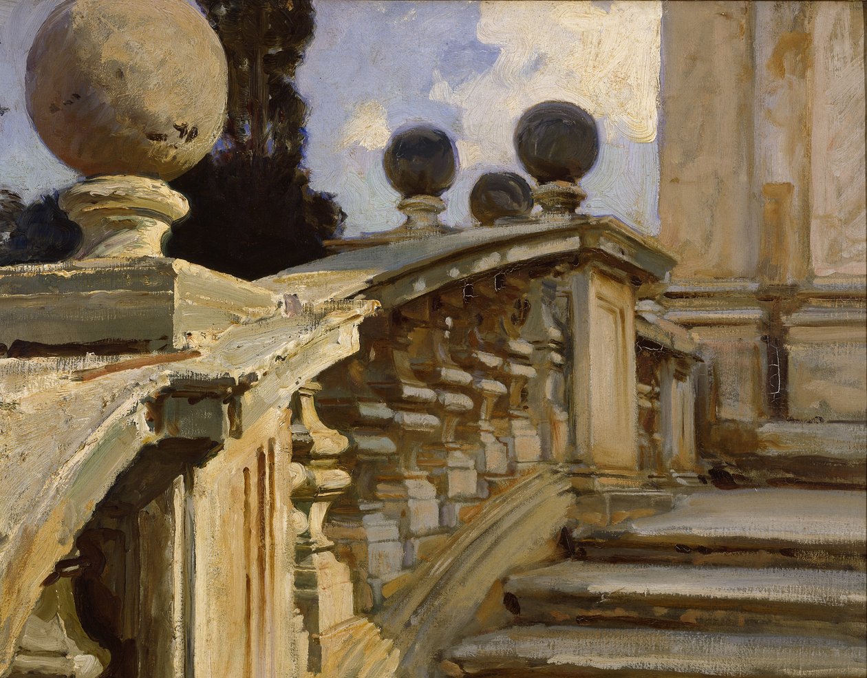 Balusztrád alkotó: John Singer Sargent