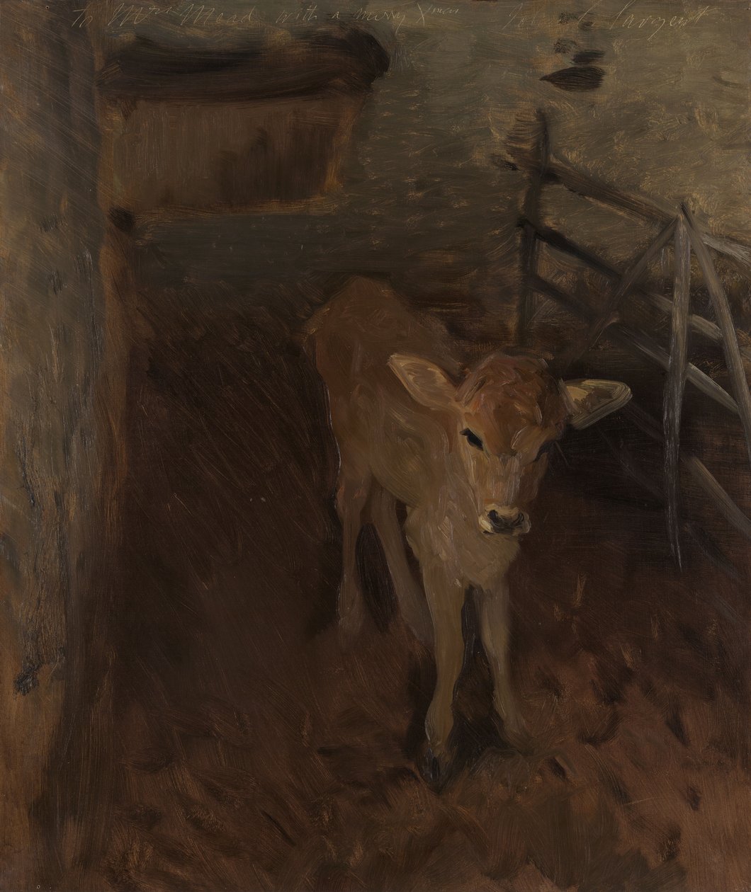 Egy jersey borjú alkotó: John Singer Sargent