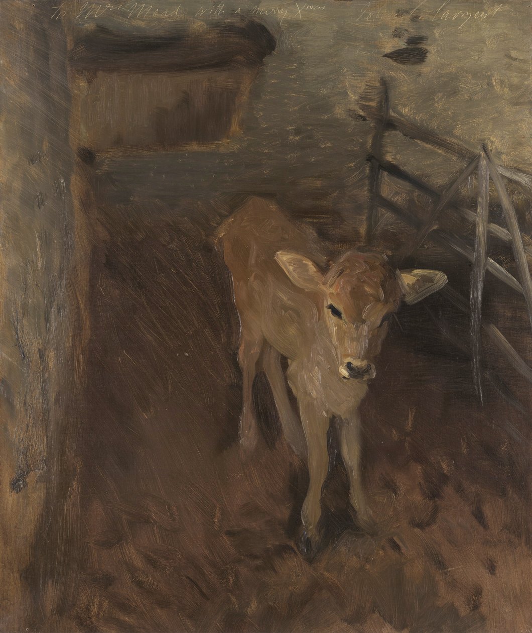Egy Jersey-borjú, 1893 alkotó: John Singer Sargent