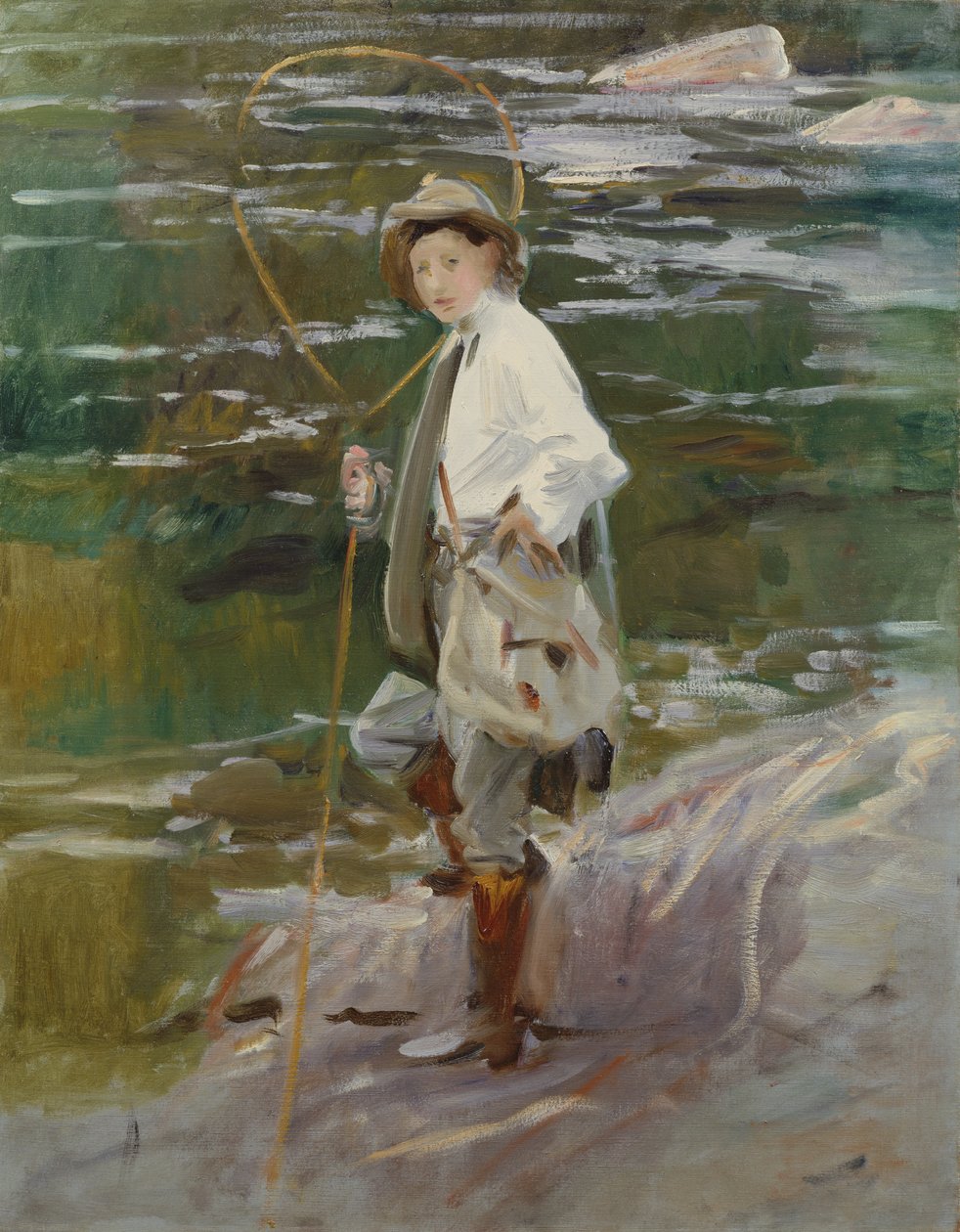 Egy fiatal lazachalász, 1901 alkotó: John Singer Sargent