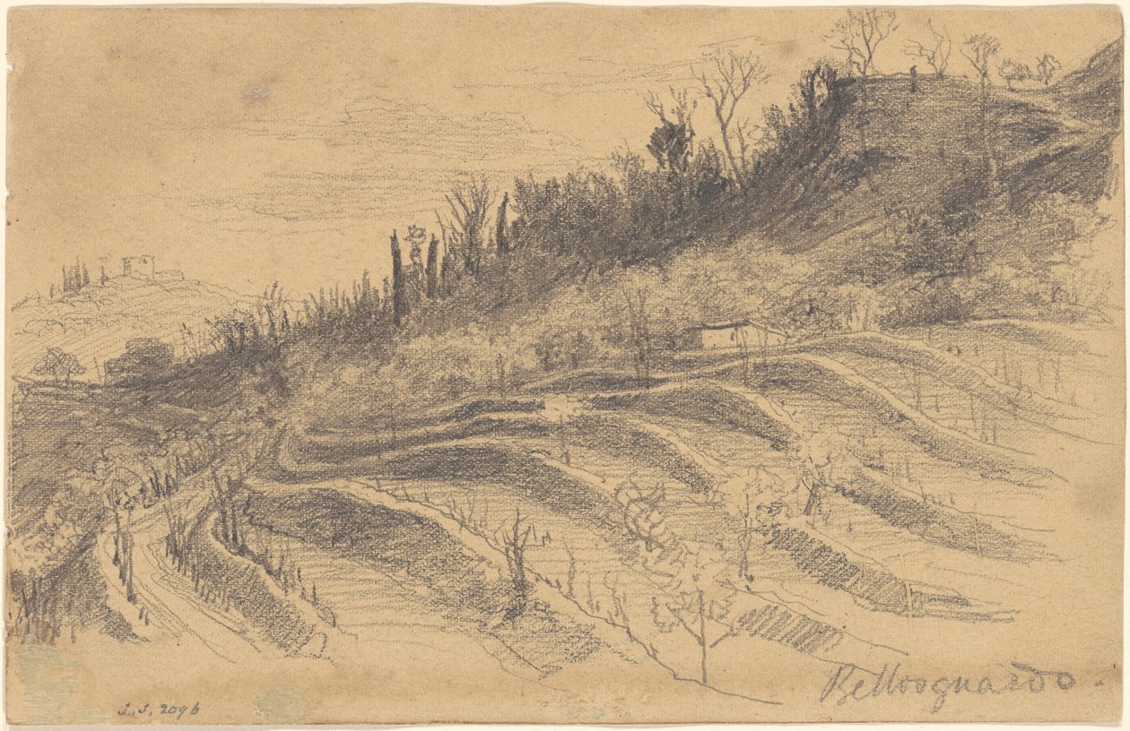 Bellosguardo, Firenze, 1870-1872. alkotó: John Singer Sargent