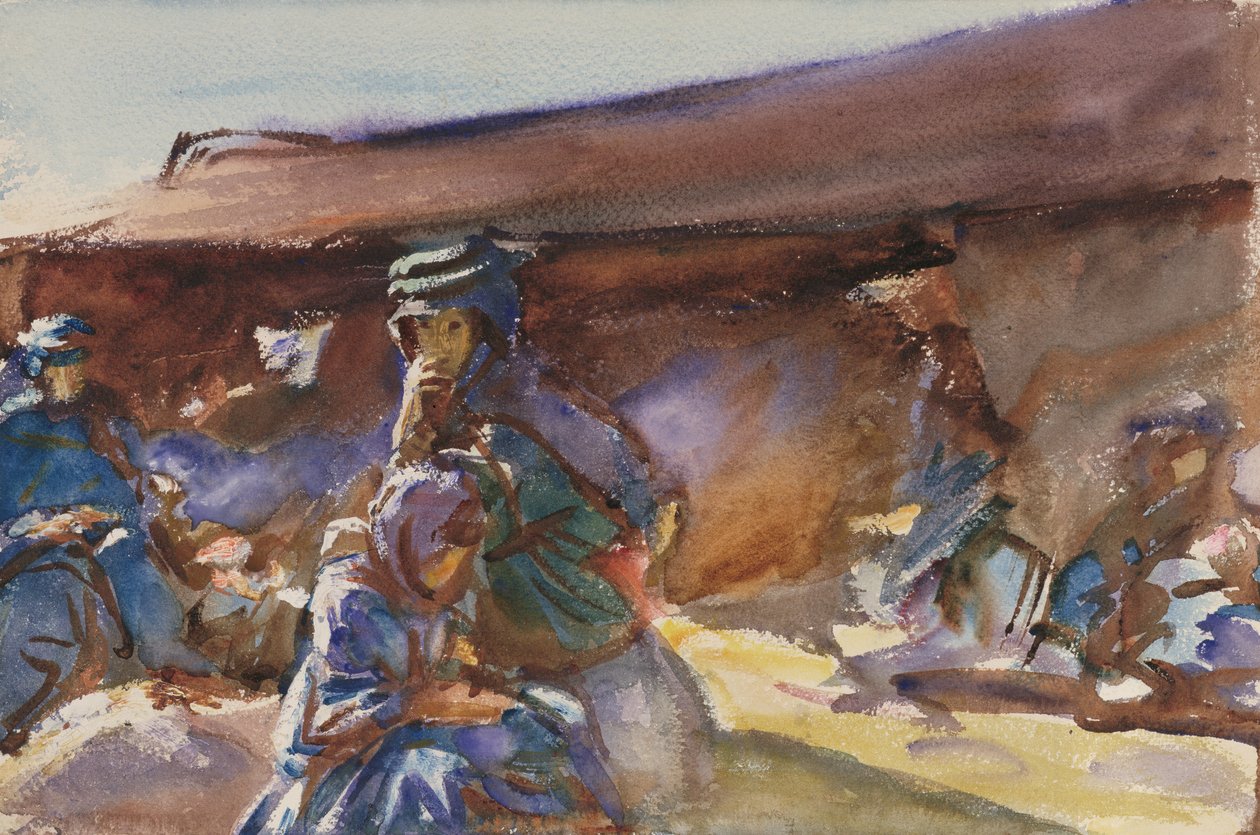 Fekete sátor (wc papíron) alkotó: John Singer Sargent
