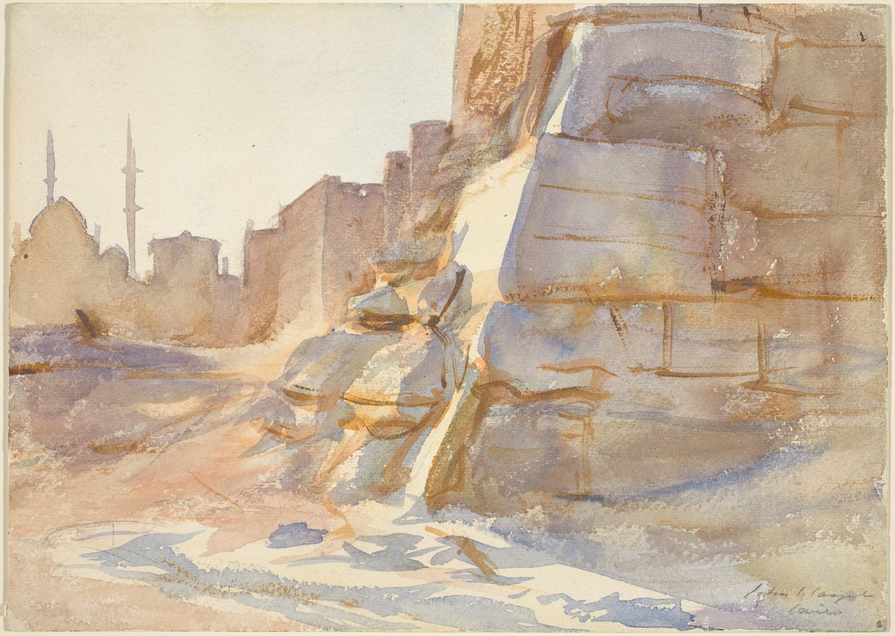 Kairó, c. 1891. alkotó: John Singer Sargent