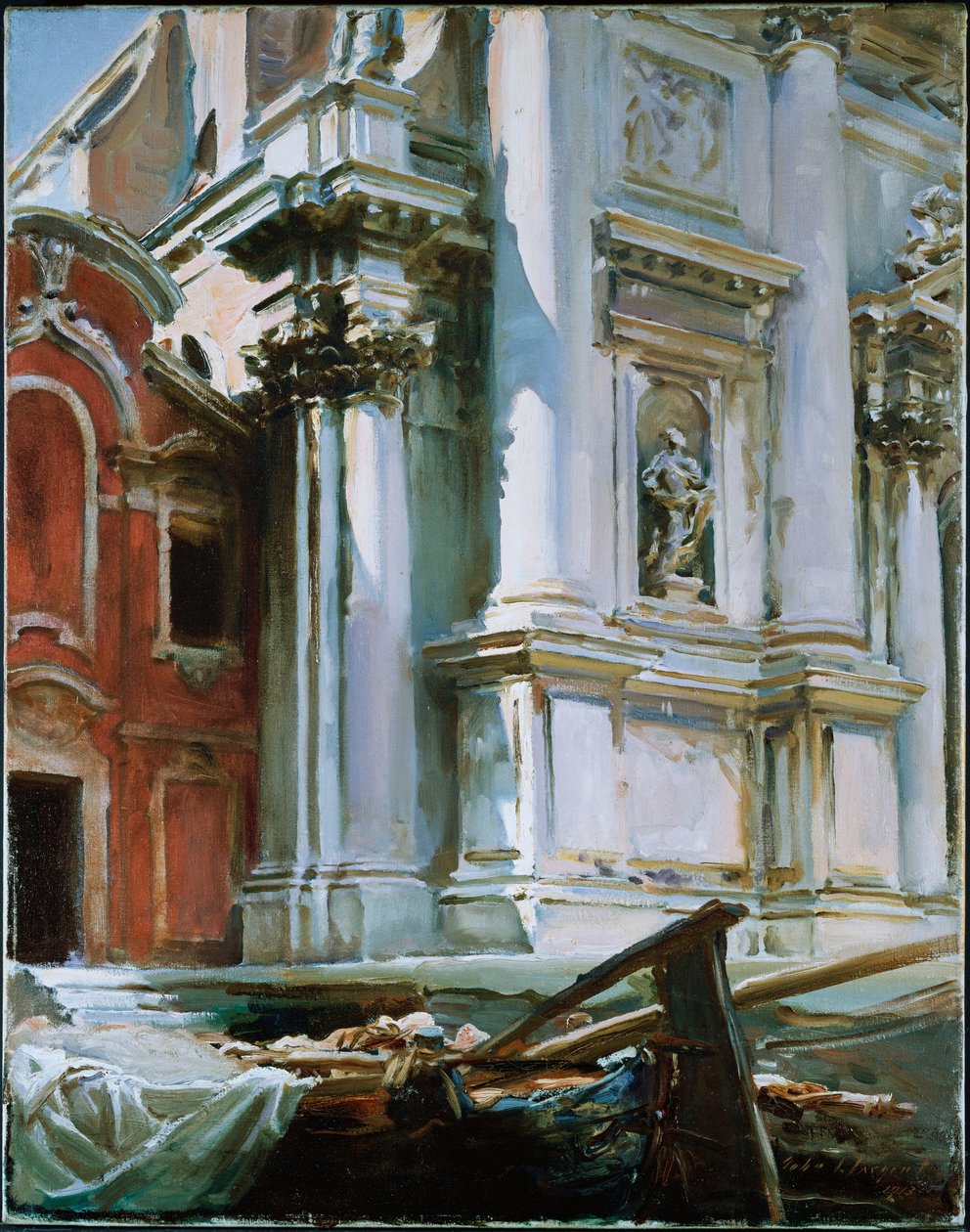 St. Stae templom, Velence, 1913 alkotó: John Singer Sargent