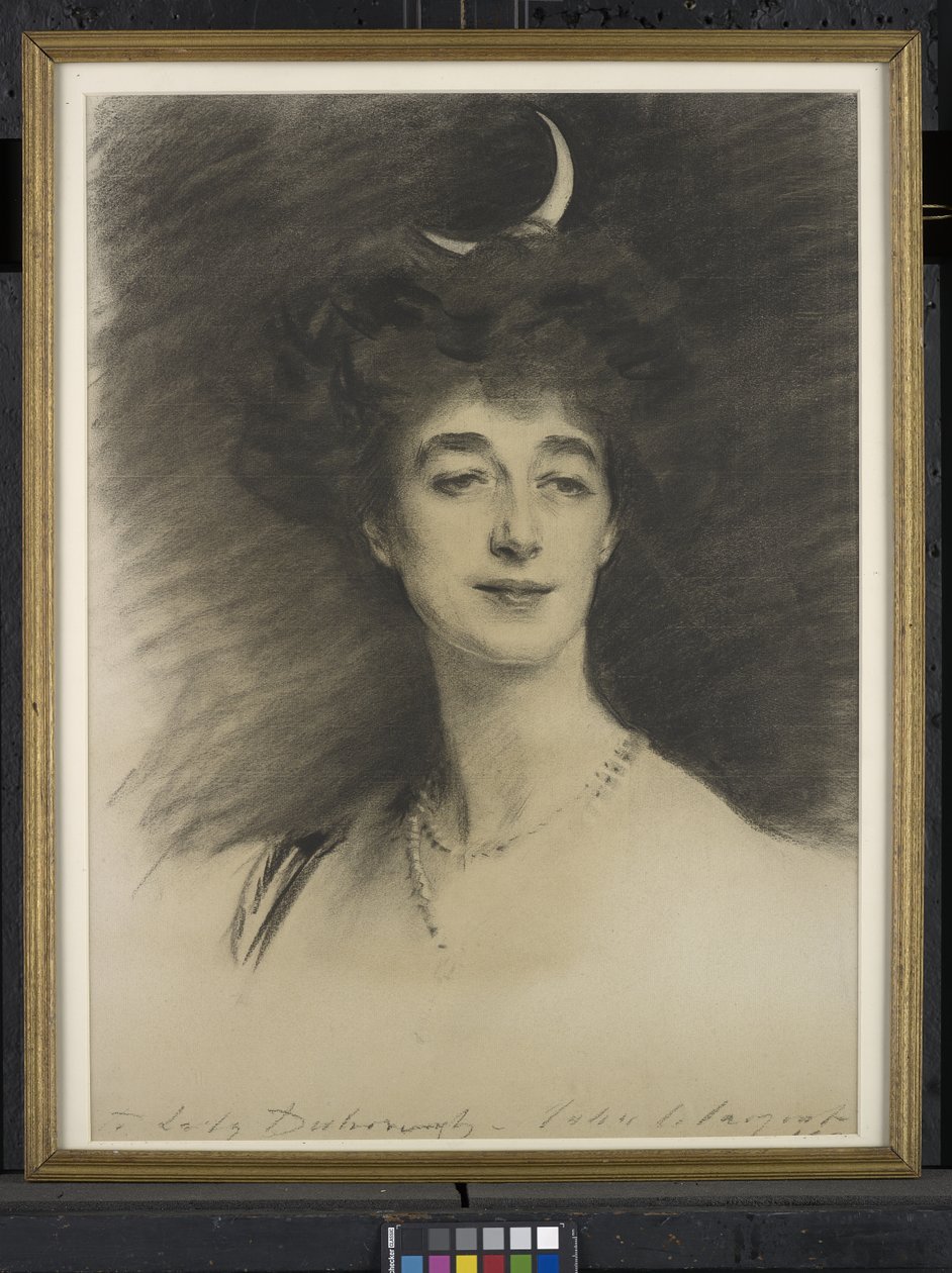 Ethel Anne Priscilla, William Henry, Desborough 1. báró felesége, 1909 (faszén papíron) alkotó: John Singer Sargent