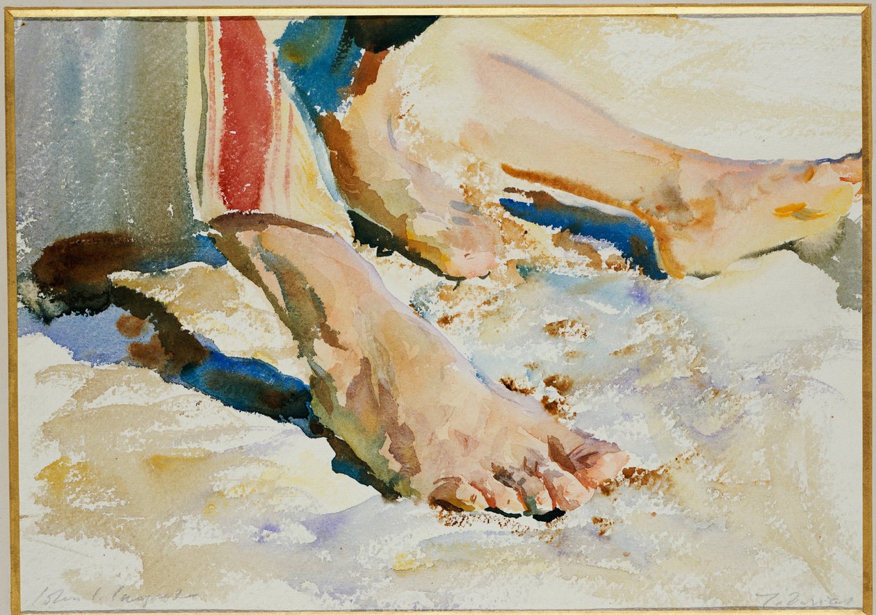 Egy arab lába, Tiberias alkotó: John Singer Sargent