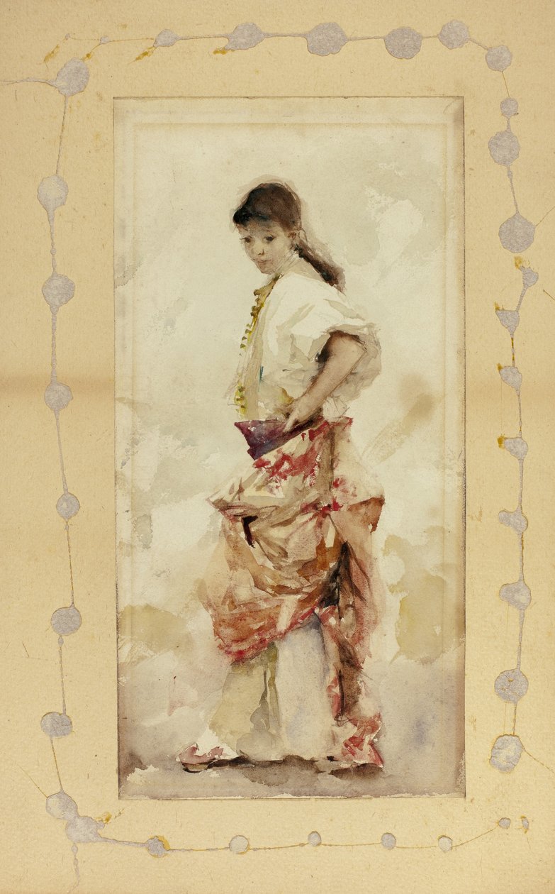 Lány spanyol kosztümben, 1880 előtt alkotó: John Singer Sargent