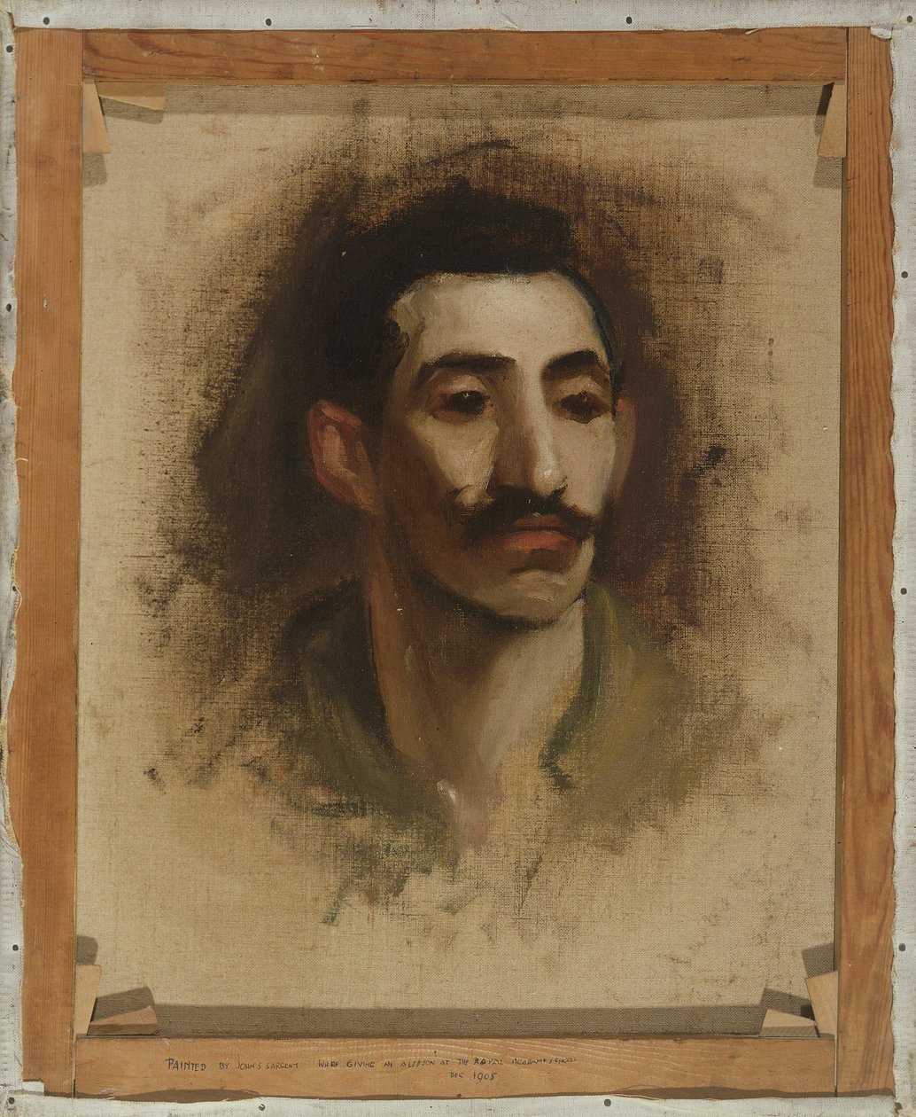 Férfi feje, 1905 alkotó: John Singer Sargent