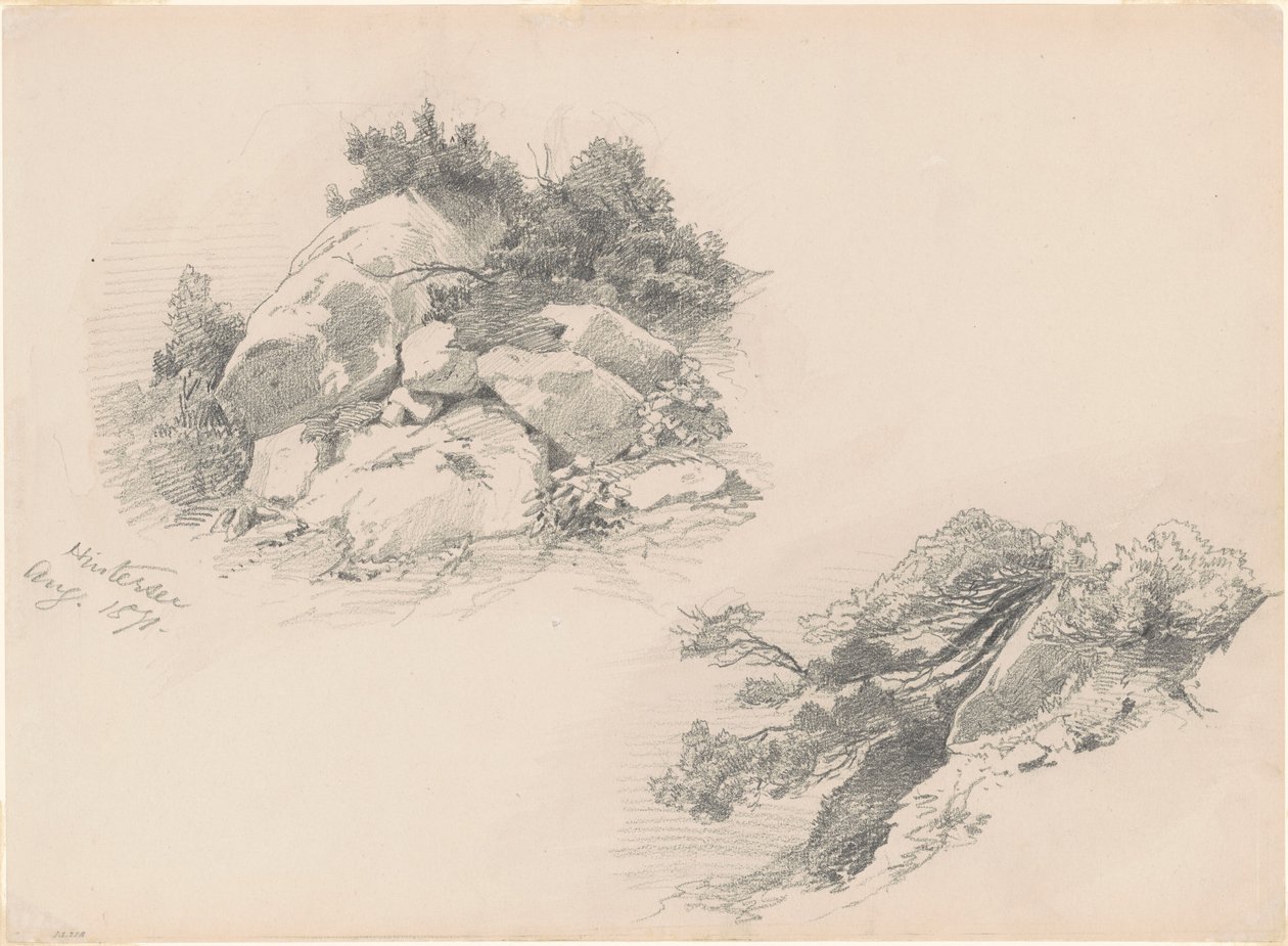 Hintersee, Németország alkotó: John Singer Sargent
