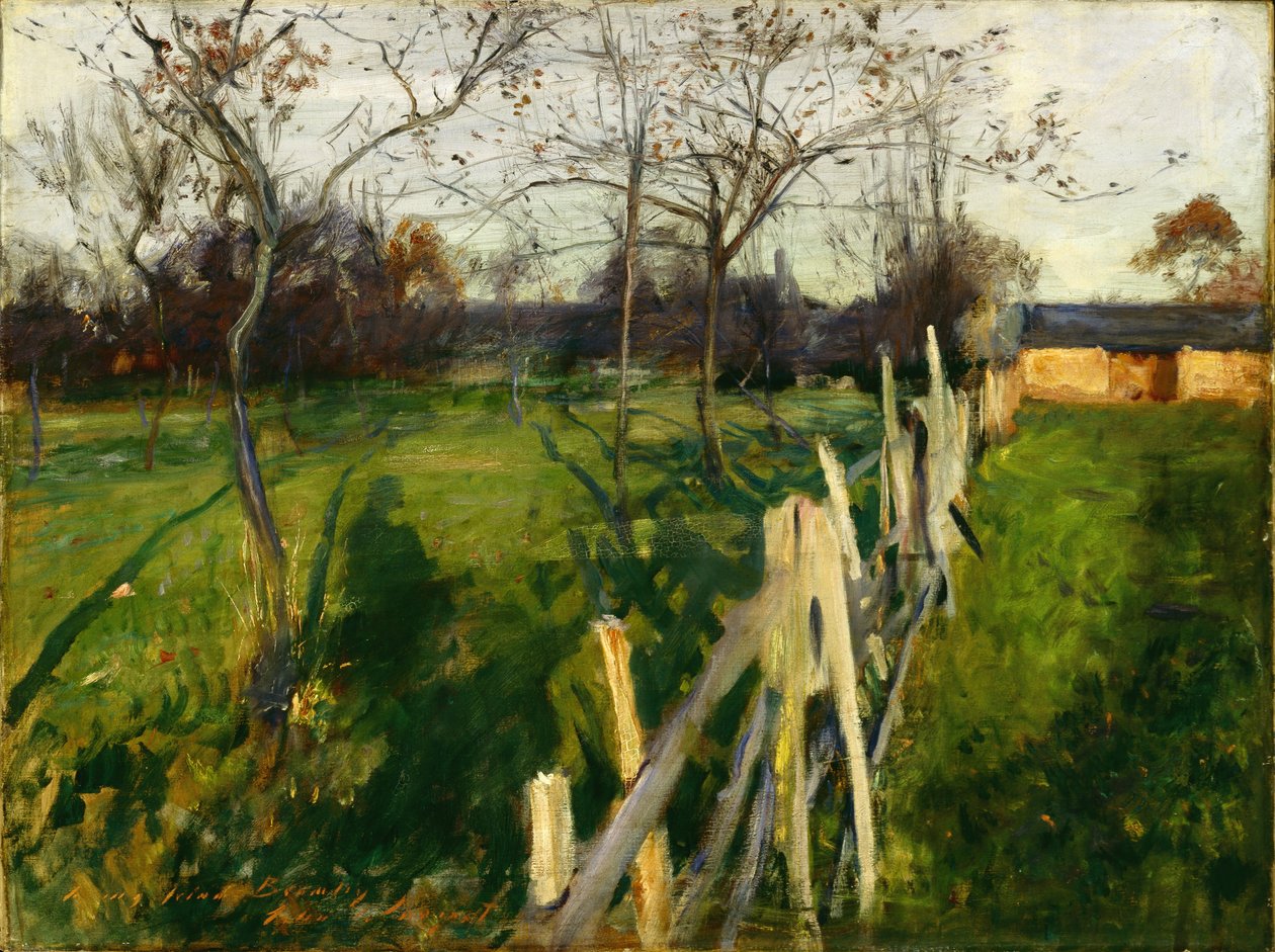 Home Fields, 1885 körül alkotó: John Singer Sargent
