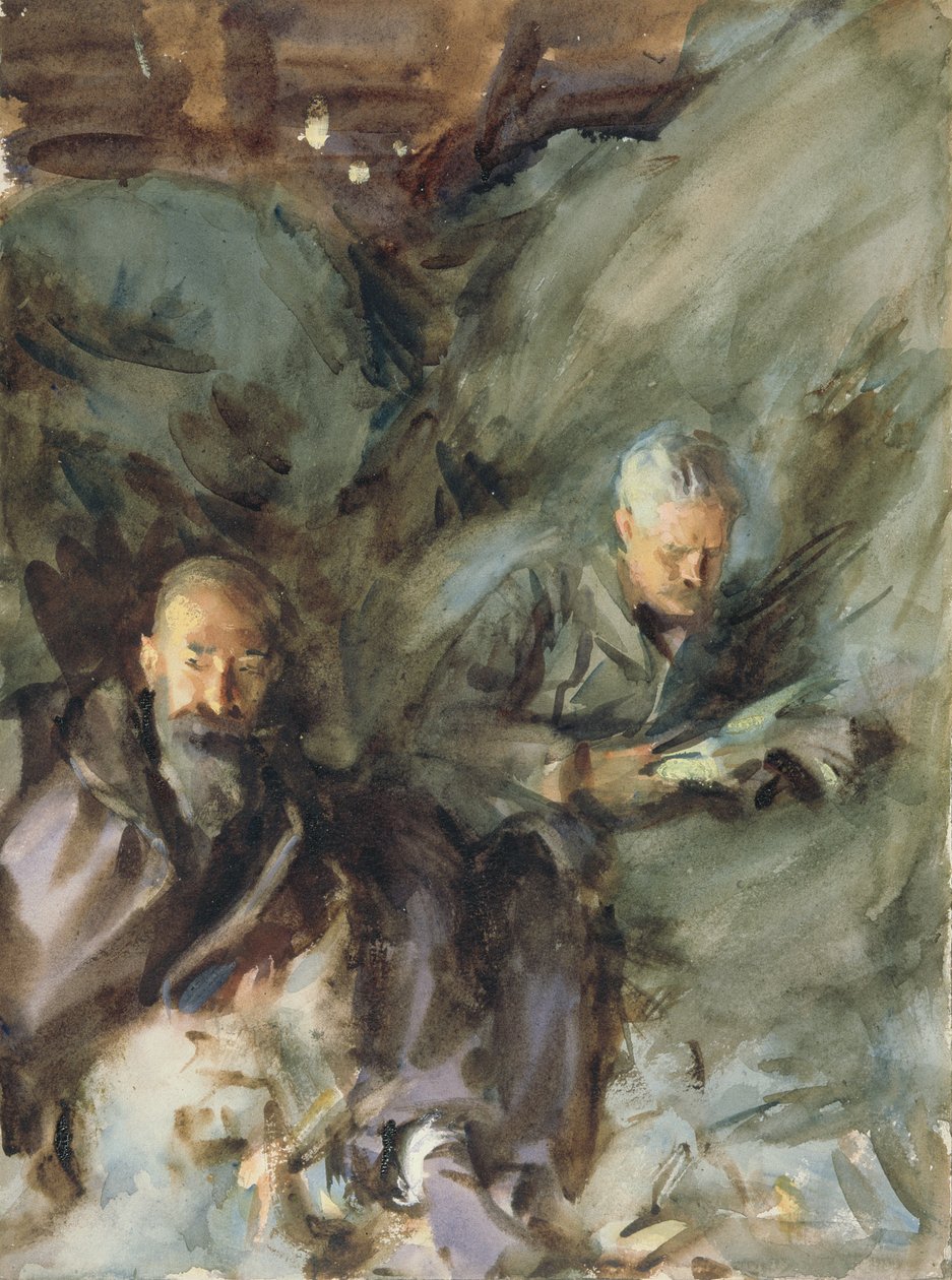 Szénapadlásban, 1904-2007 körül (wc papíron) alkotó: John Singer Sargent
