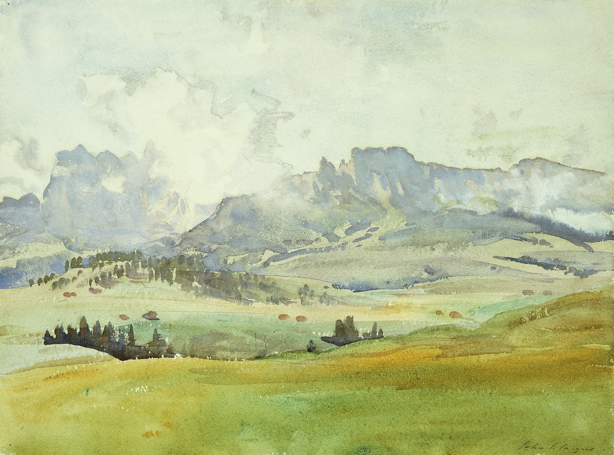A Dolomitokban, 1914 alkotó: John Singer Sargent