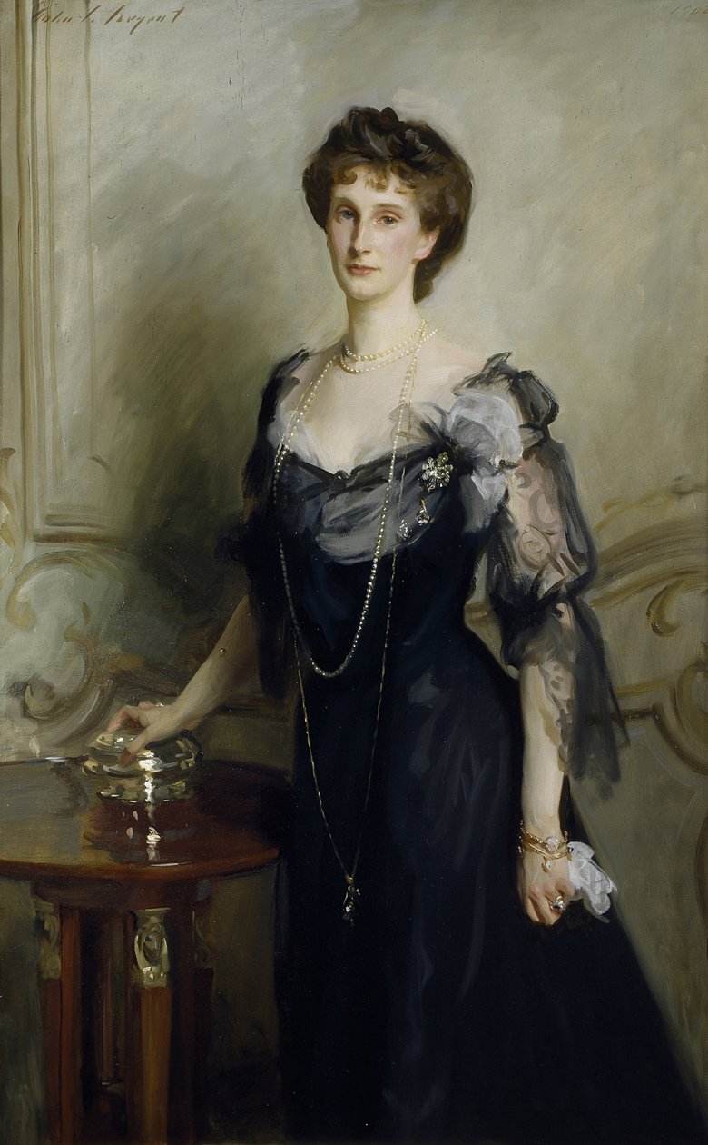 Lady Evelyn Cavendish (olaj, vászon) alkotó: John Singer Sargent