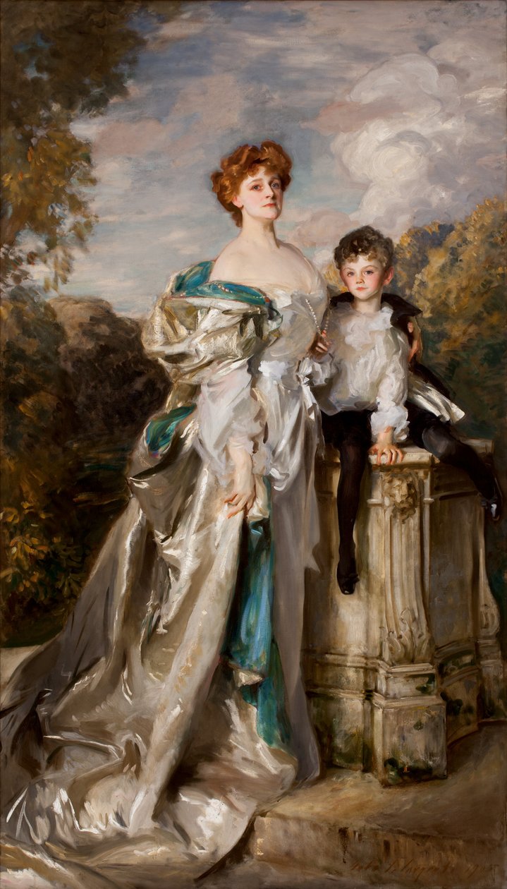 Lady Warwick és fia, 1905 alkotó: John Singer Sargent