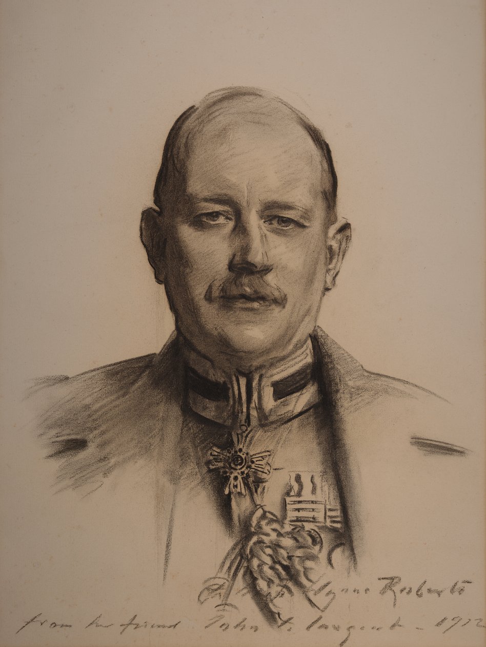 Sir George Henry Fowke altábornagy (szénrajz) alkotó: John Singer Sargent