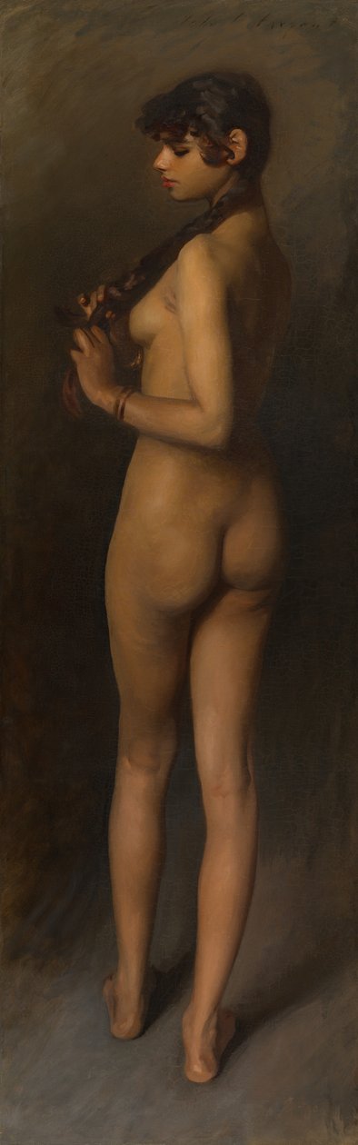 Élettanulmány (egy egyiptomi lány tanulmánya) alkotó: John Singer Sargent