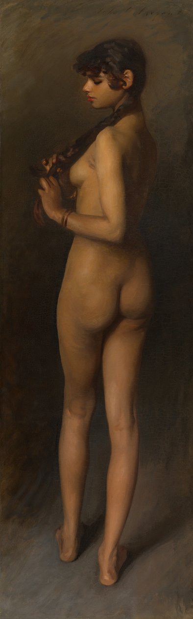 Élettanulmány egy egyiptomi lányról, 1891. alkotó: John Singer Sargent