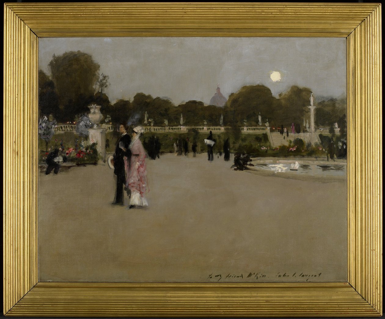 A Luxemburgi kert alkonyatkor alkotó: John Singer Sargent