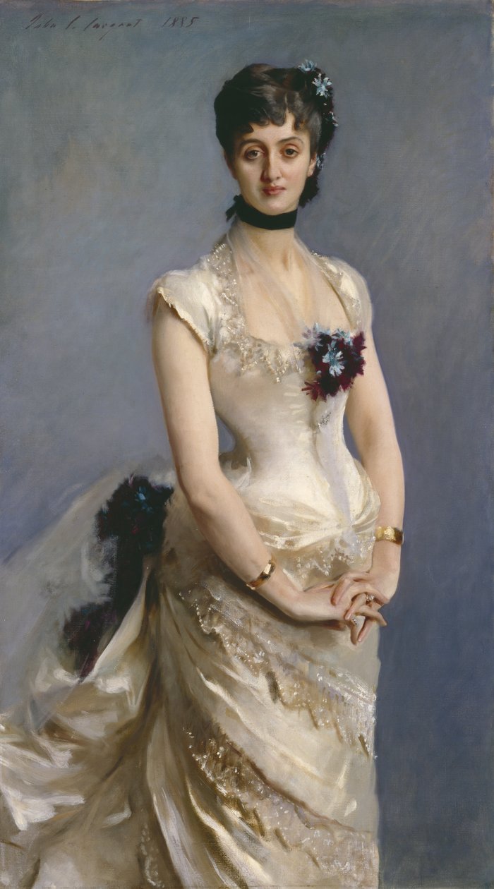 Paul Poirson asszony alkotó: John Singer Sargent