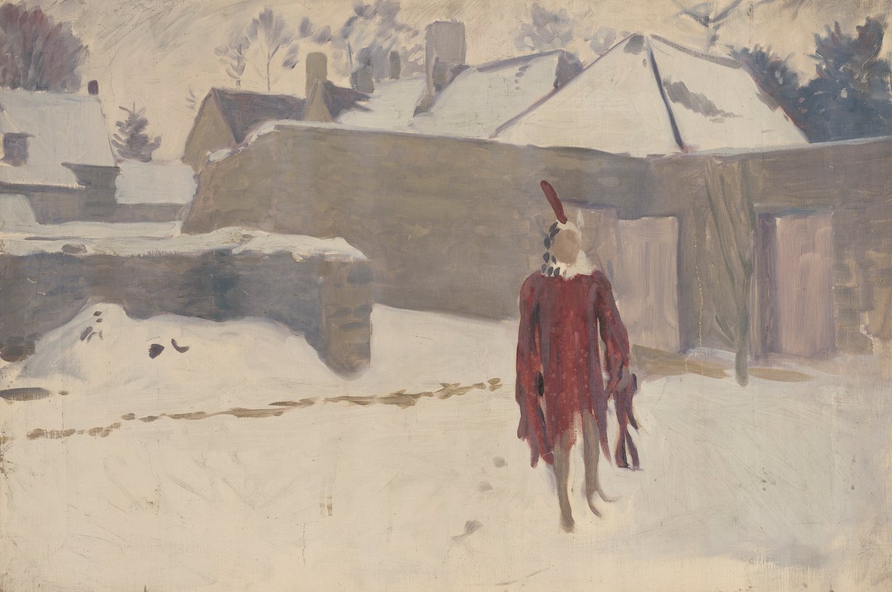 Mannikin a hóban alkotó: John Singer Sargent