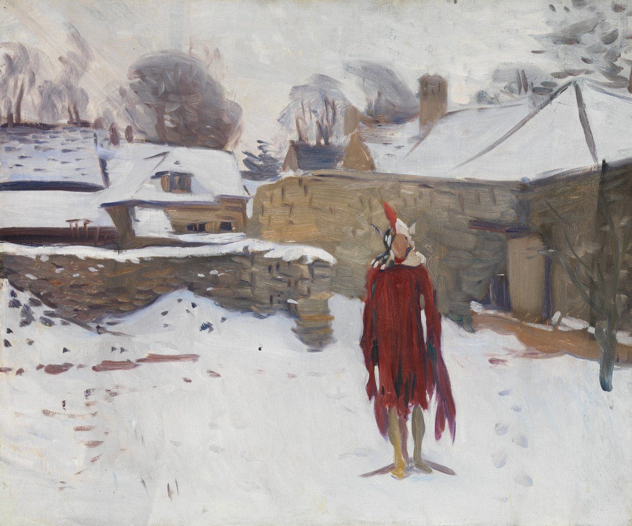 Mannikin a hóban, 1891-93 körül alkotó: John Singer Sargent