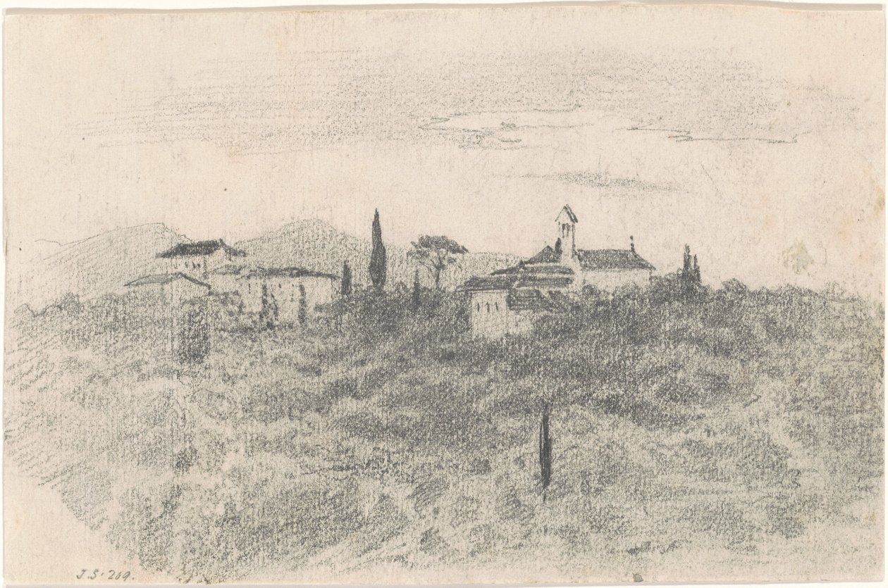 kolostor [recto] alkotó: John Singer Sargent