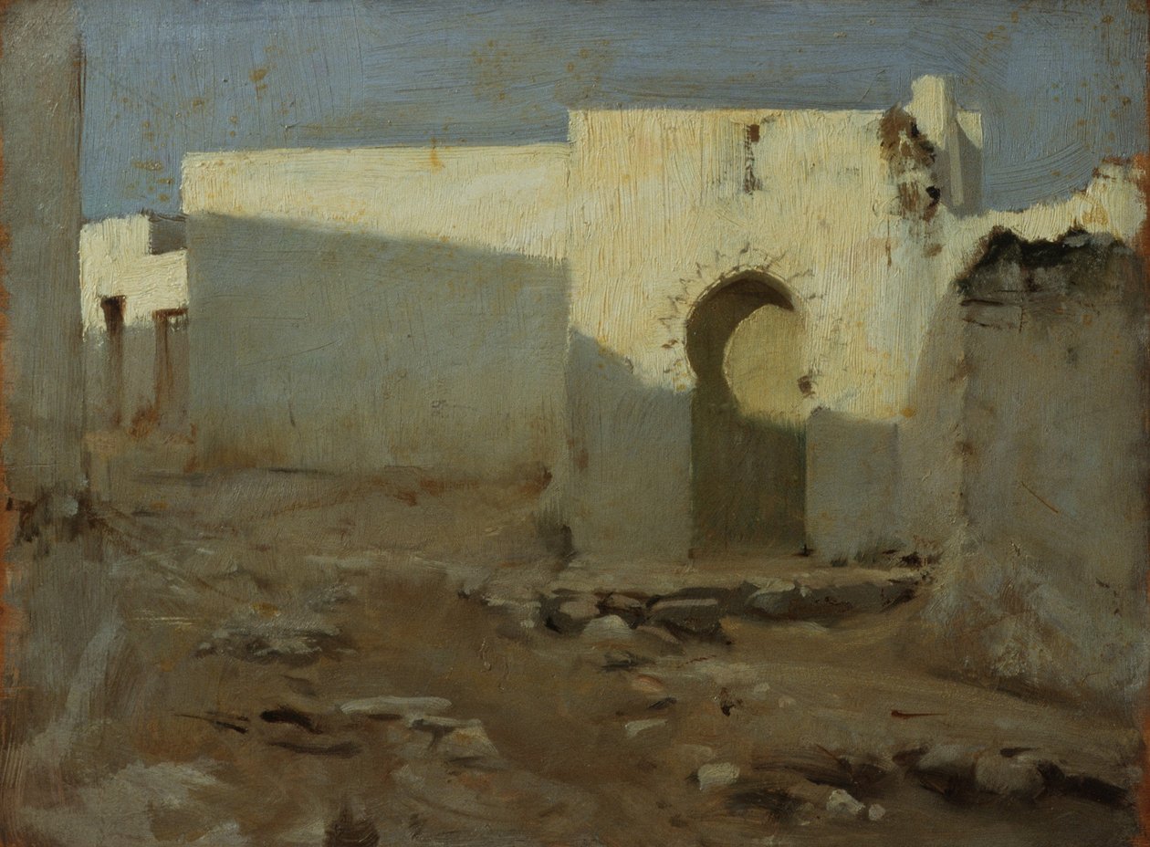 Mór épületek napfényben, 1879-80 alkotó: John Singer Sargent