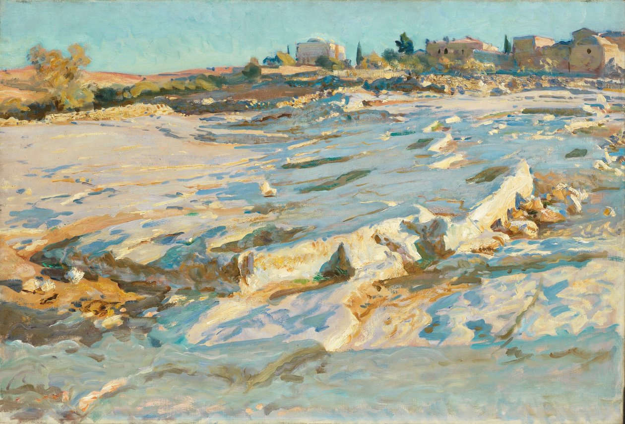 Az Olajfák hegye közelében, Jeruzsálem, 1905-06 körül (olaj, vászon) alkotó: John Singer Sargent