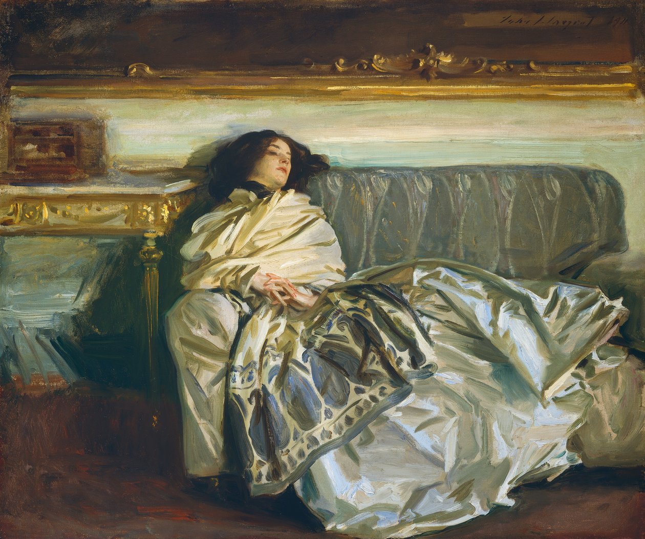 Nonchaloir (pihenés) alkotó: John Singer Sargent