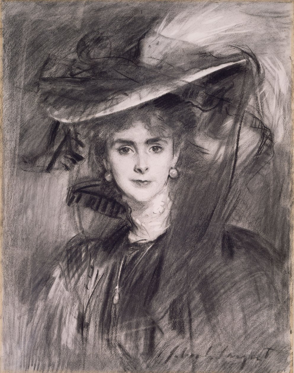 Olga, de Meyer bárónő, 1900-1910 alkotó: John Singer Sargent