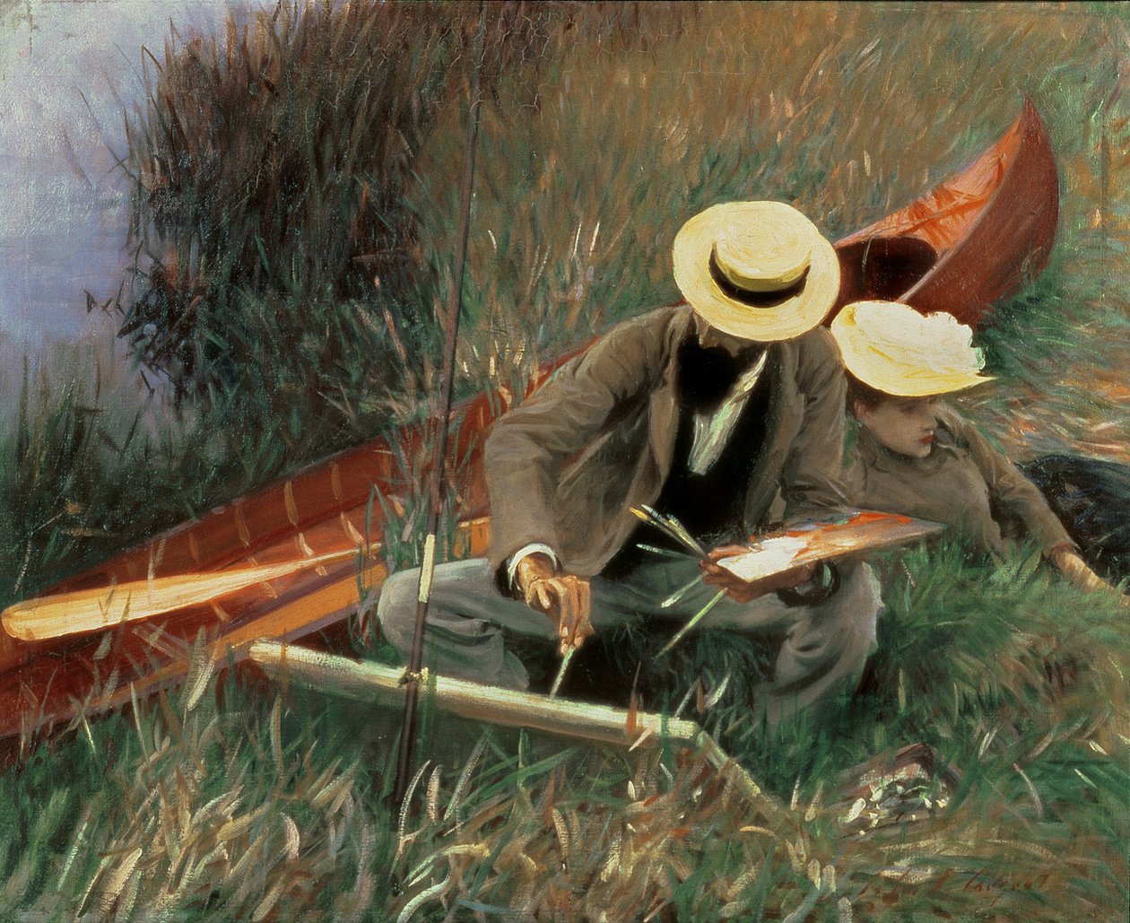 Paul Helleu feleségét vázolja, 1889 alkotó: John Singer Sargent