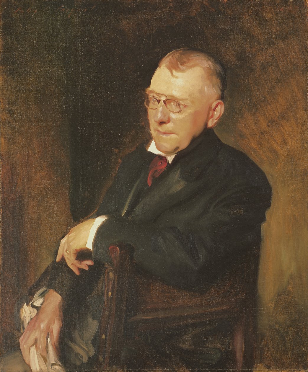 James Whitcomb Riley portréja alkotó: John Singer Sargent