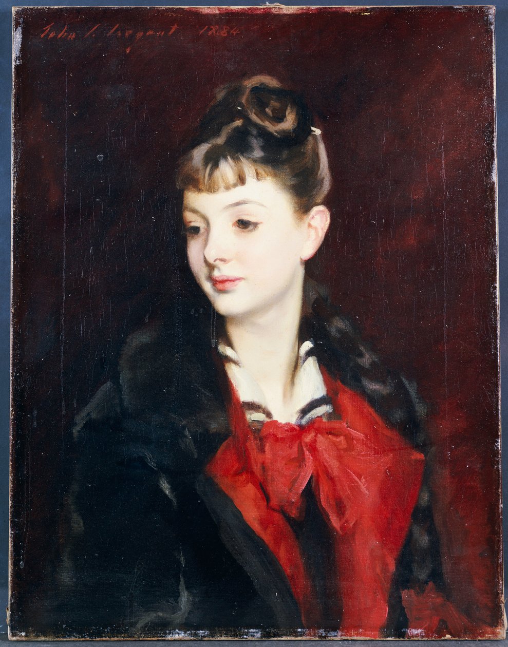 Mademoiselle Suzanne Poirson portréja, 1884 alkotó: John Singer Sargent