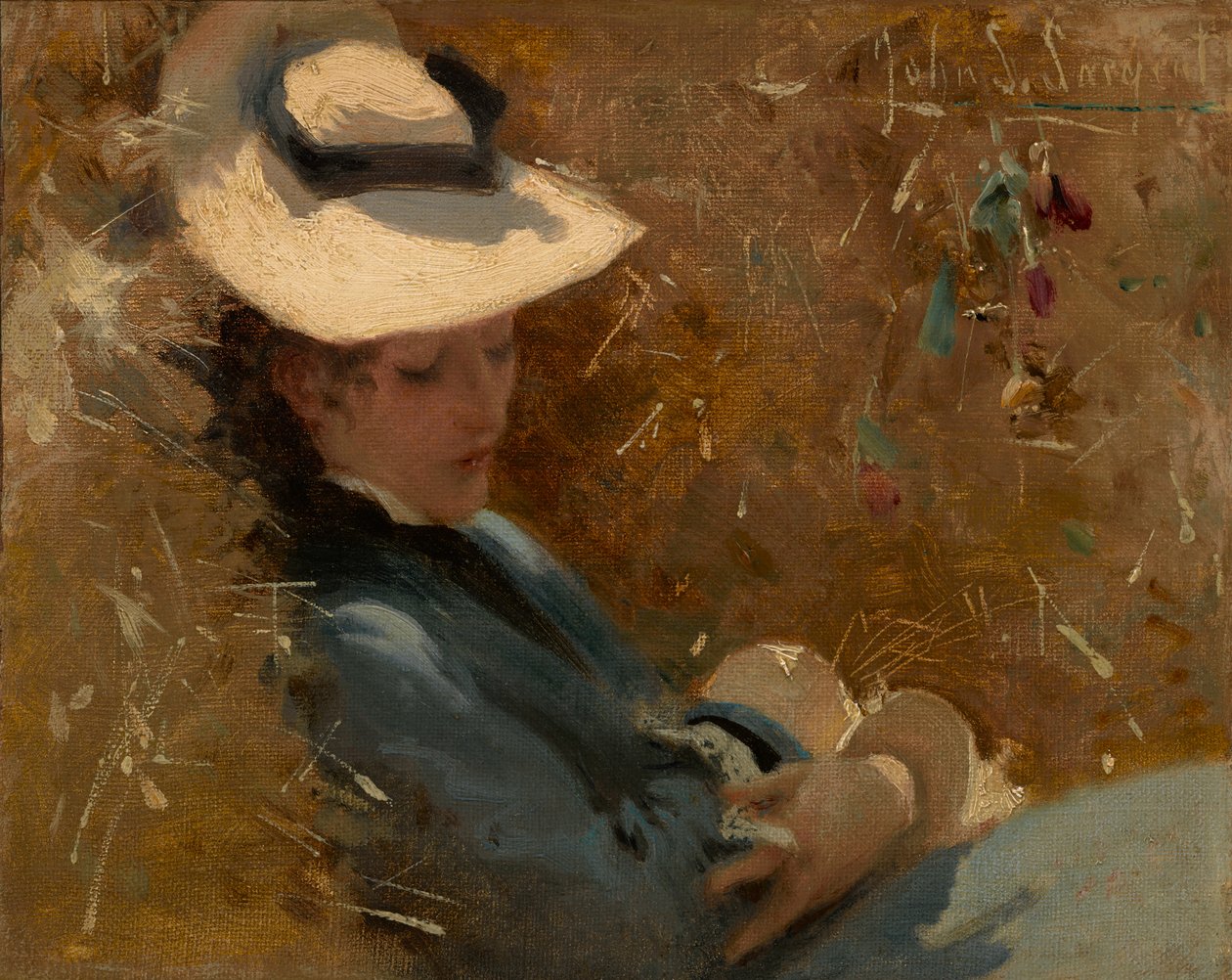 Pihenő, 1875 körül (olaj, vászon) alkotó: John Singer Sargent