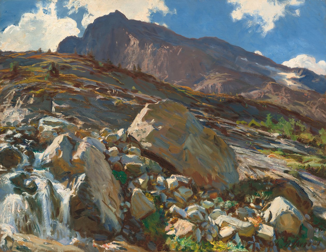 Simplon Pass, 1911. alkotó: John Singer Sargent