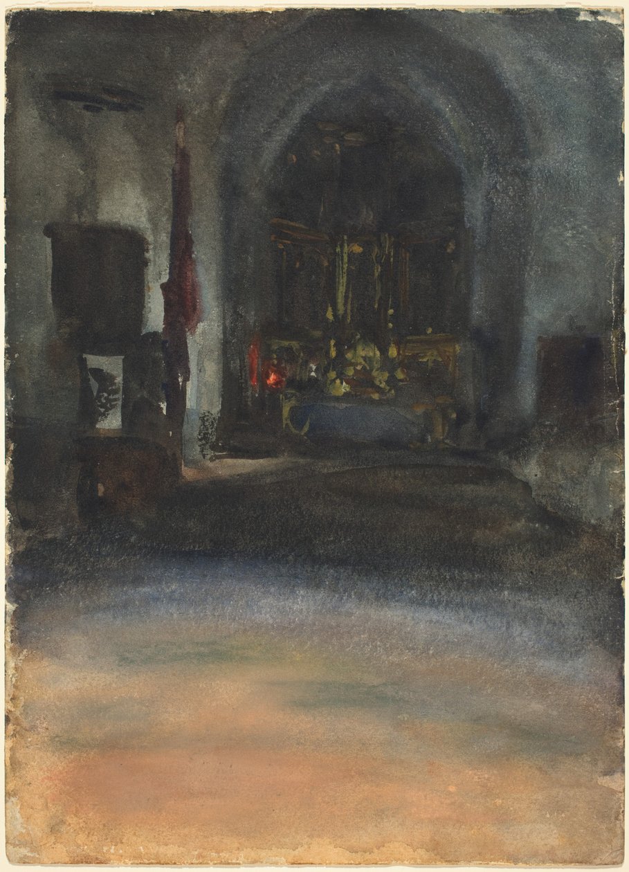 Spanyol templombelső alkotó: John Singer Sargent