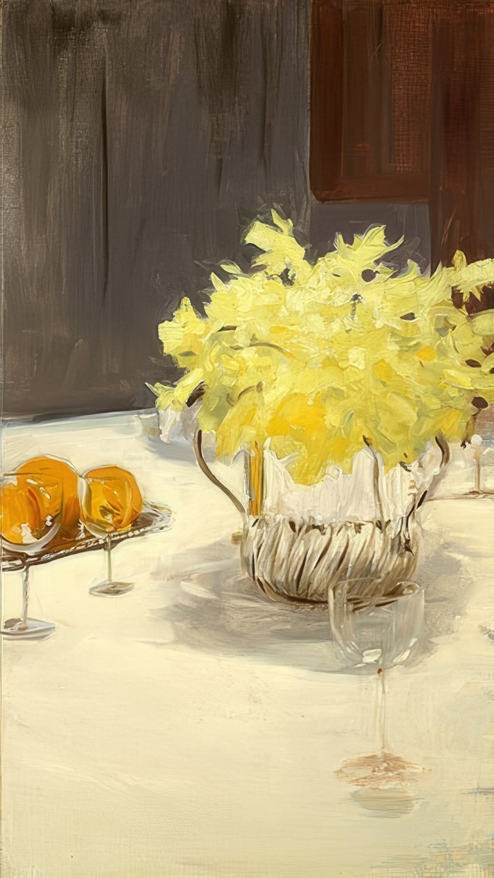 Csendélet nárciszokkal. 1885-95 körül alkotó: John Singer Sargent