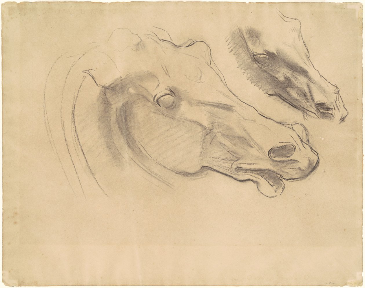 Tanulmányok Apollo in His Chariot with the Hours számára, 1922-1925. alkotó: John Singer Sargent