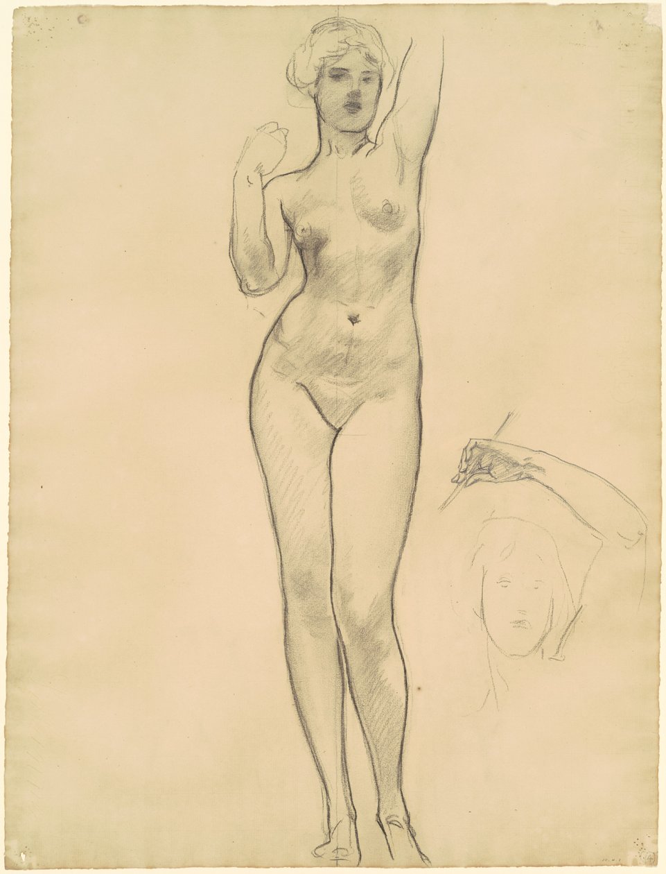 Tanulmányok Aphroditéról Aphroditénak és Erosznak, 1919-1920. alkotó: John Singer Sargent