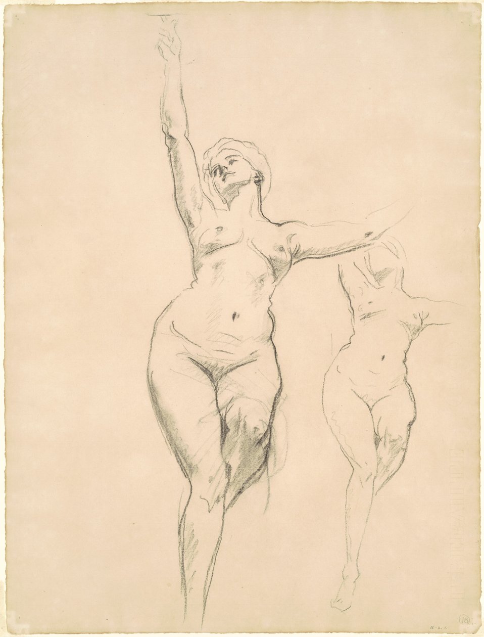 Tanulmányok a győzelemről a "Halál és győzelem" számára alkotó: John Singer Sargent