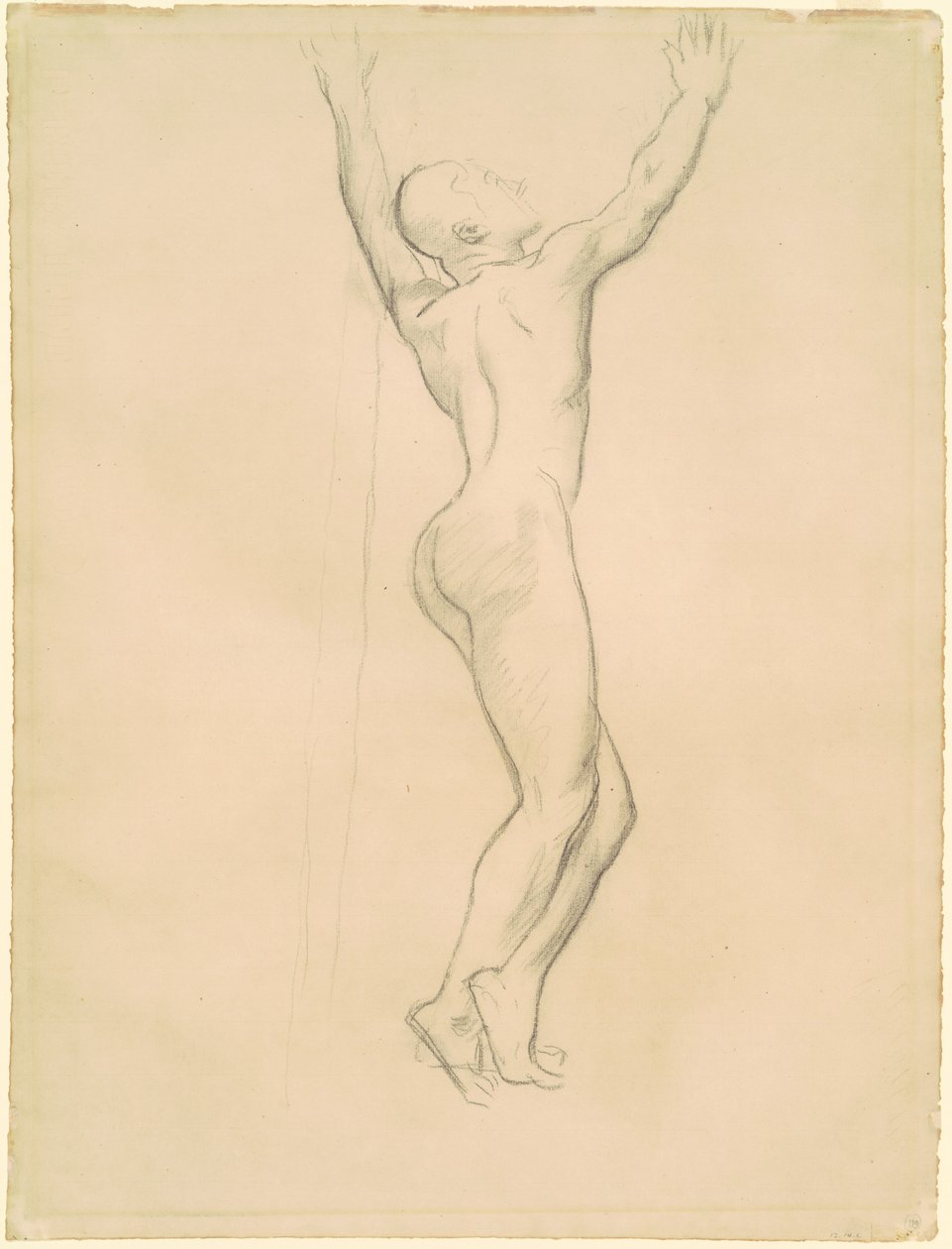 Tanulmány az "Apollo és Daphne" számára alkotó: John Singer Sargent