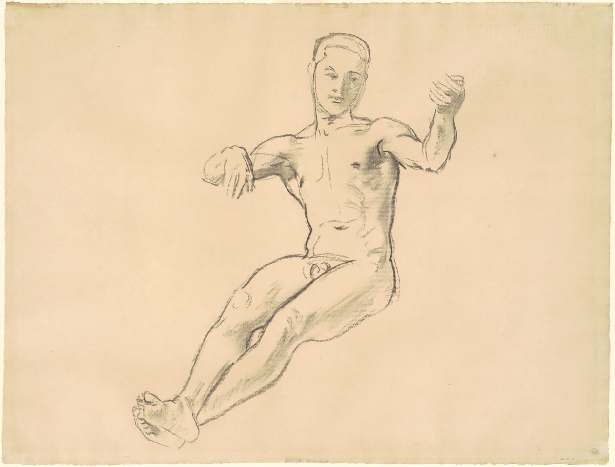 Tanulmány Arion számára, 1919-1920. alkotó: John Singer Sargent