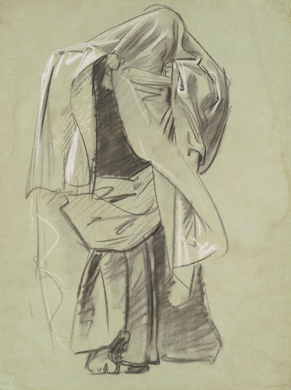 Study for Frieze of Prophets, 1890-1892. alkotó: John Singer Sargent