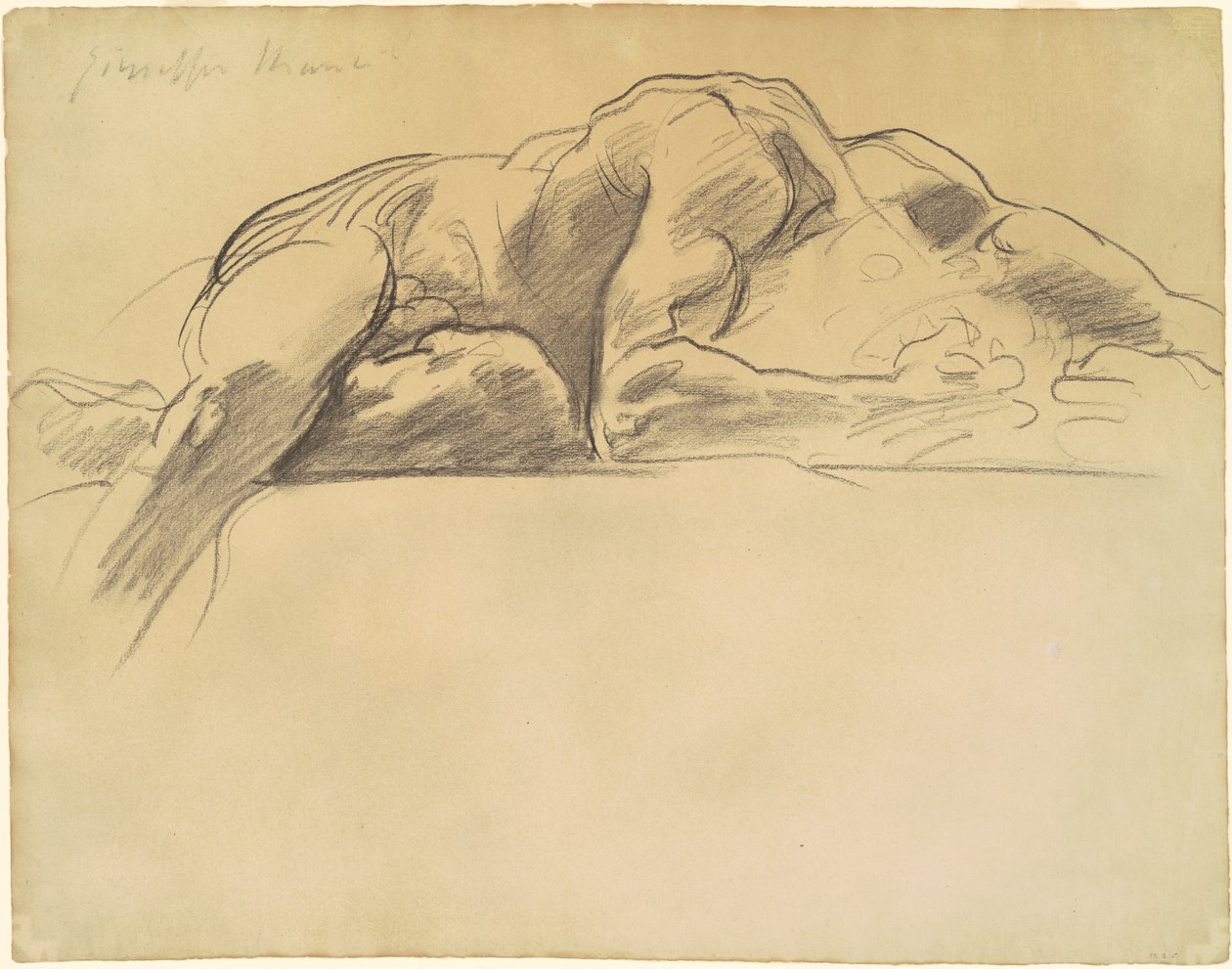 Tanulmány a "pokol" számára alkotó: John Singer Sargent