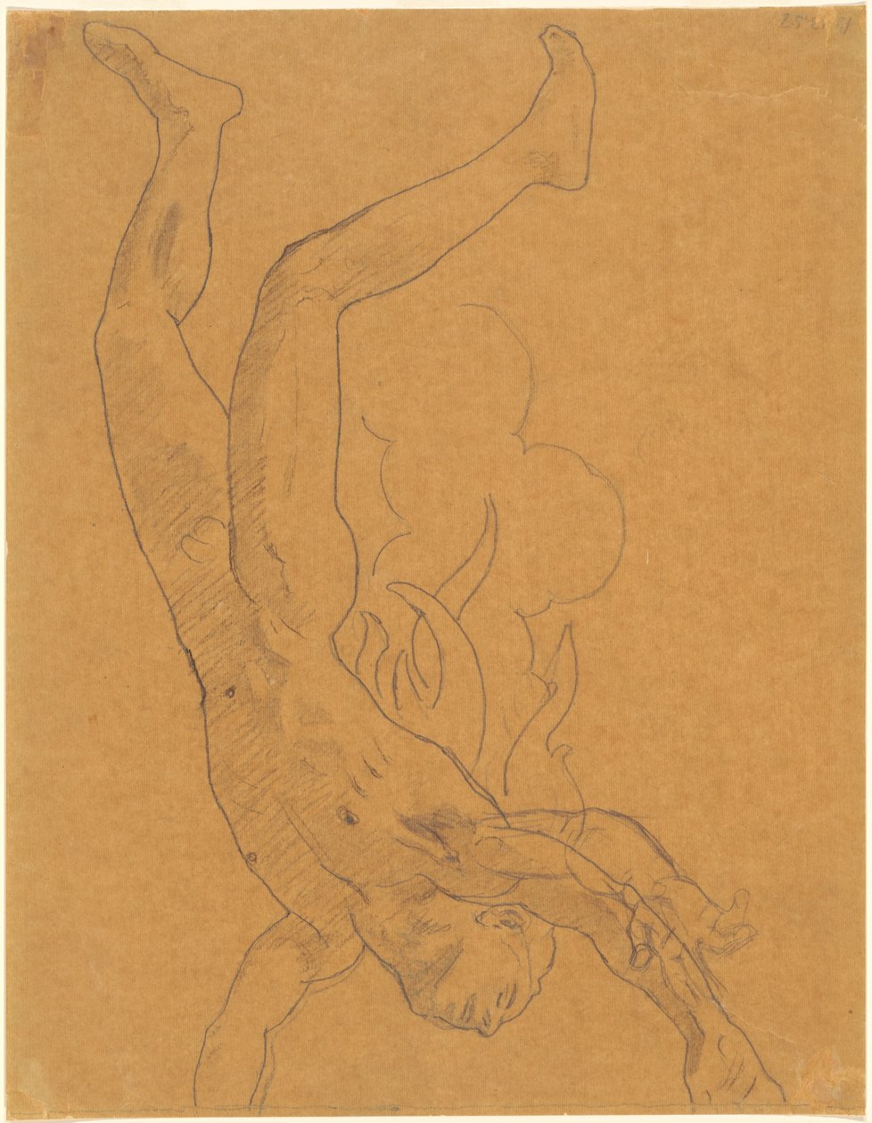 Tanulmány Phaethon számára, 1922-1925. alkotó: John Singer Sargent