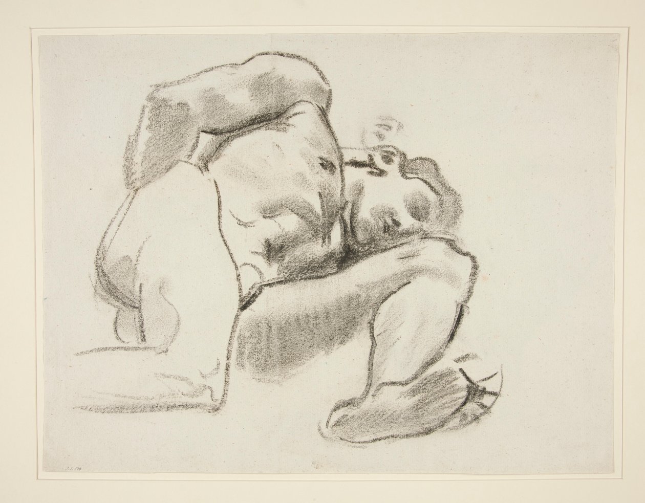 Tanulmány a Prometheus számára, rondel, Rotunda, Boston Szépművészeti Múzeum alkotó: John Singer Sargent