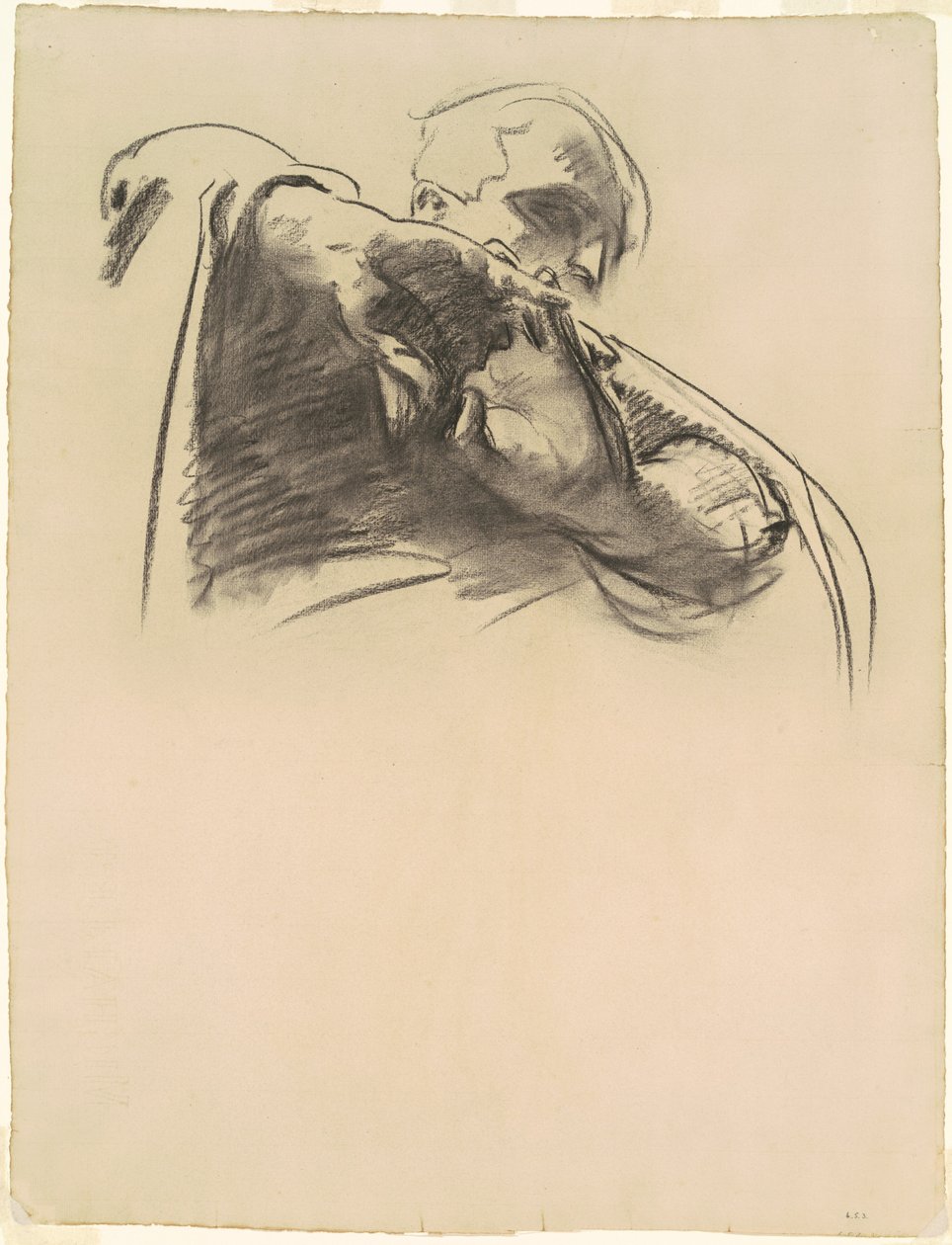 Tanulmány Urunk keresztre feszítéséhez és halálához, 1909-1916. alkotó: John Singer Sargent