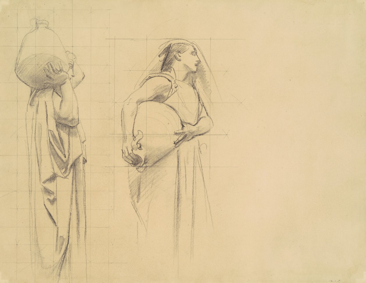 Tanulmány a Danaïdes számára, 1922-1925. alkotó: John Singer Sargent