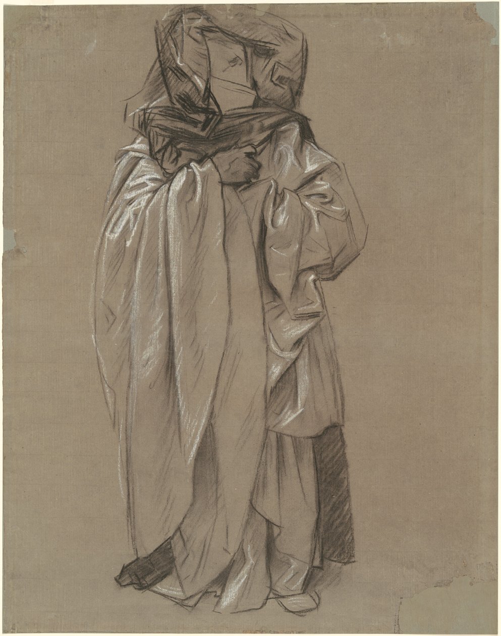 Ezékiel tanulmánya a "Próféták frízéhez" alkotó: John Singer Sargent